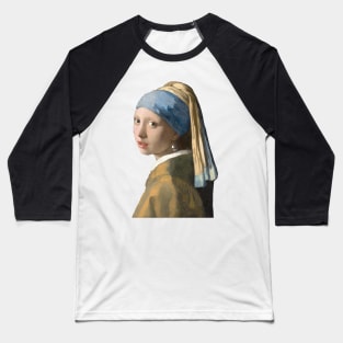 Girl with a pearl earring Baseball T-Shirt